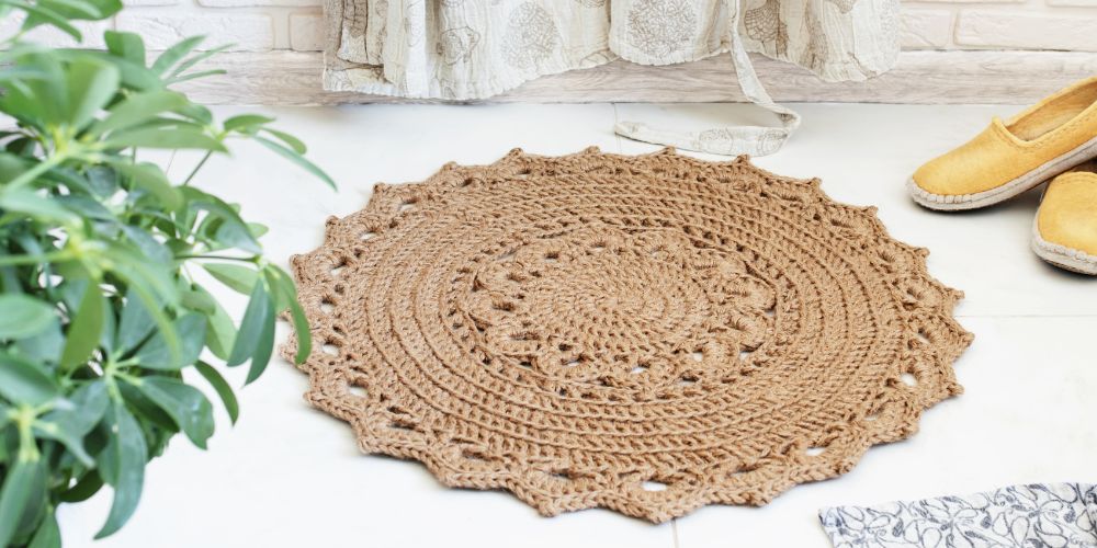 5 manieren om jute vloerkleden te gebruiken