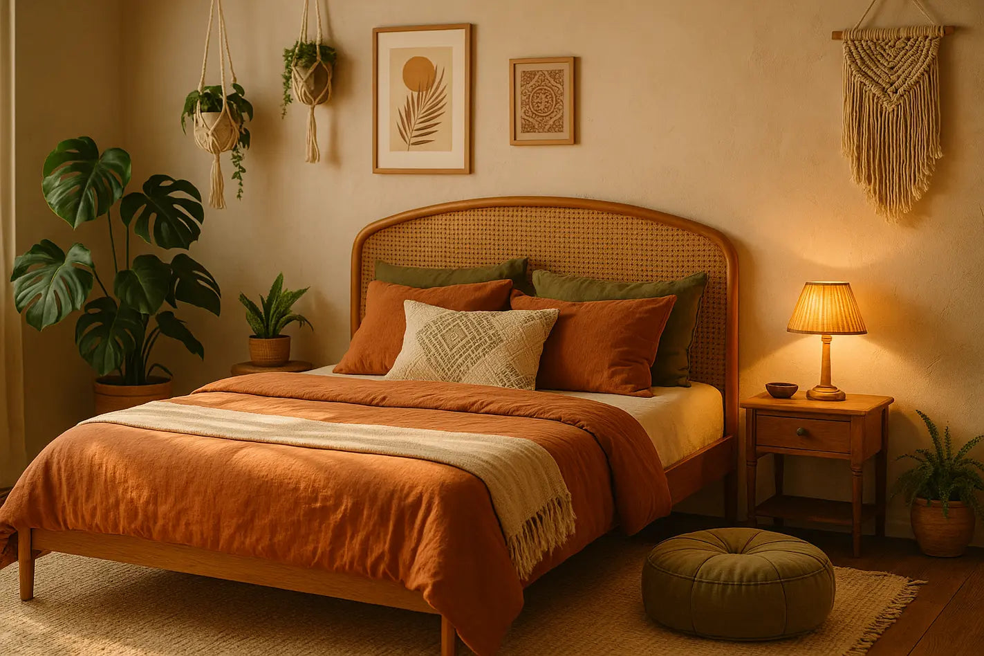 Bohemian slaapkamer