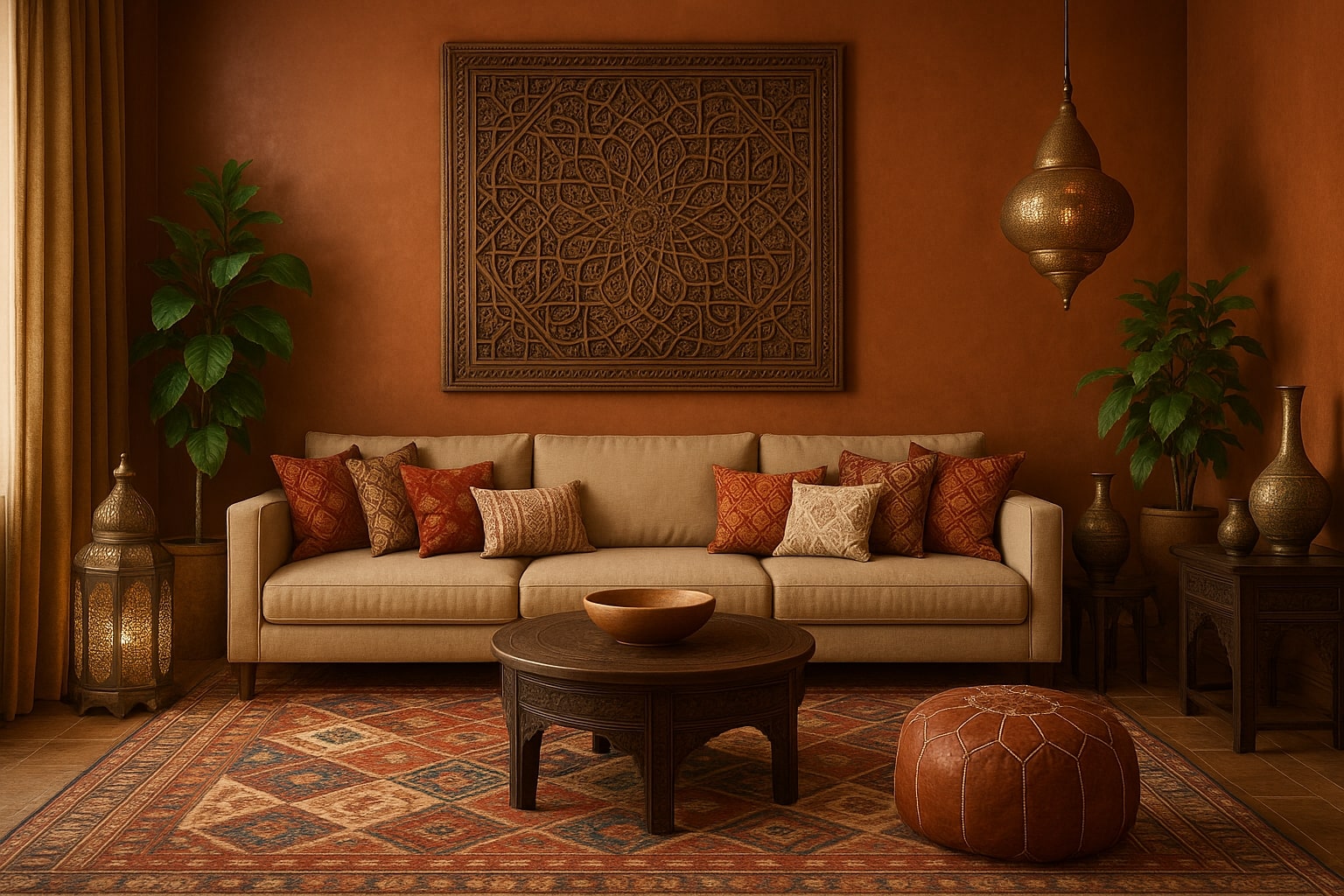 arabische inrichting woonkamer