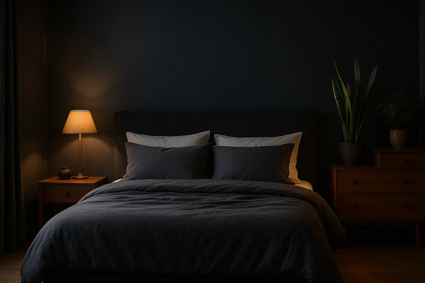 donkere slaapkamer