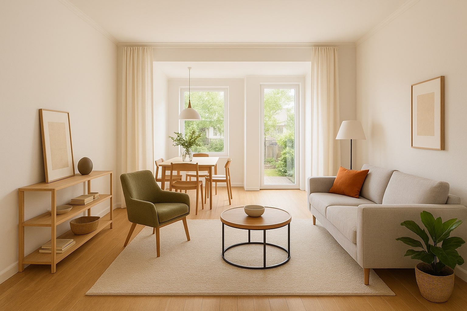 doorzon woonkamer inrichten