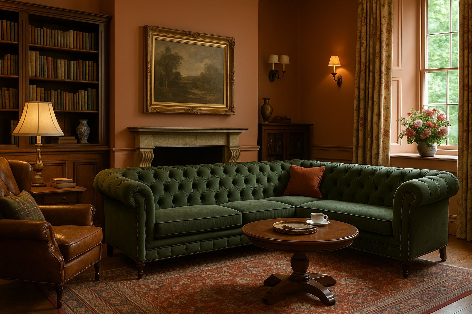 engelse woonkamer inrichting