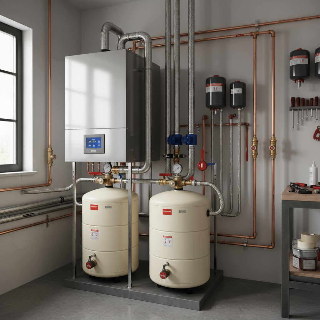 fout installatie boiler