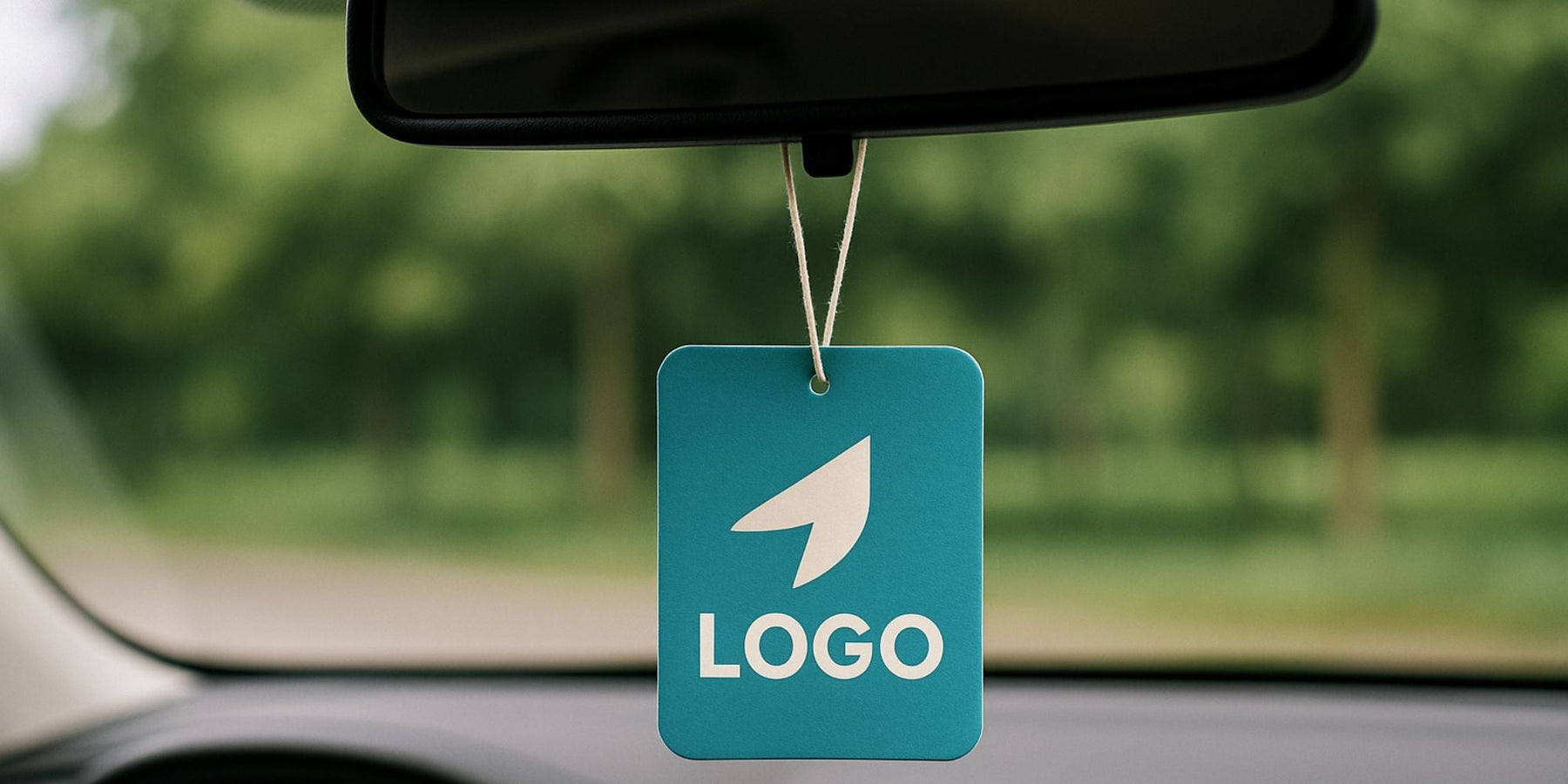 geurhangers met logo