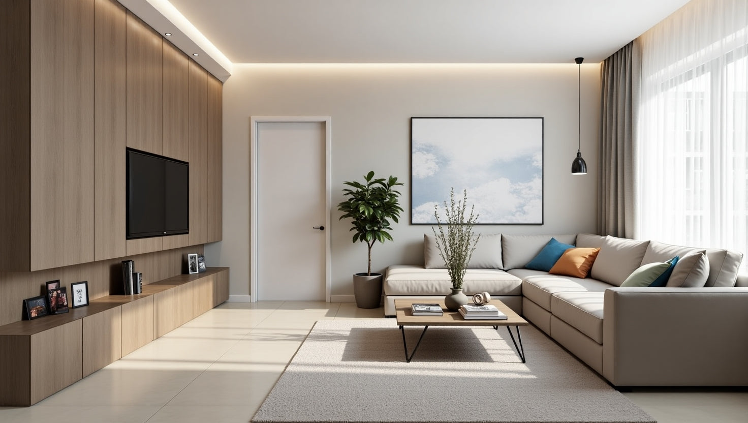 inrichting woonkamer appartement
