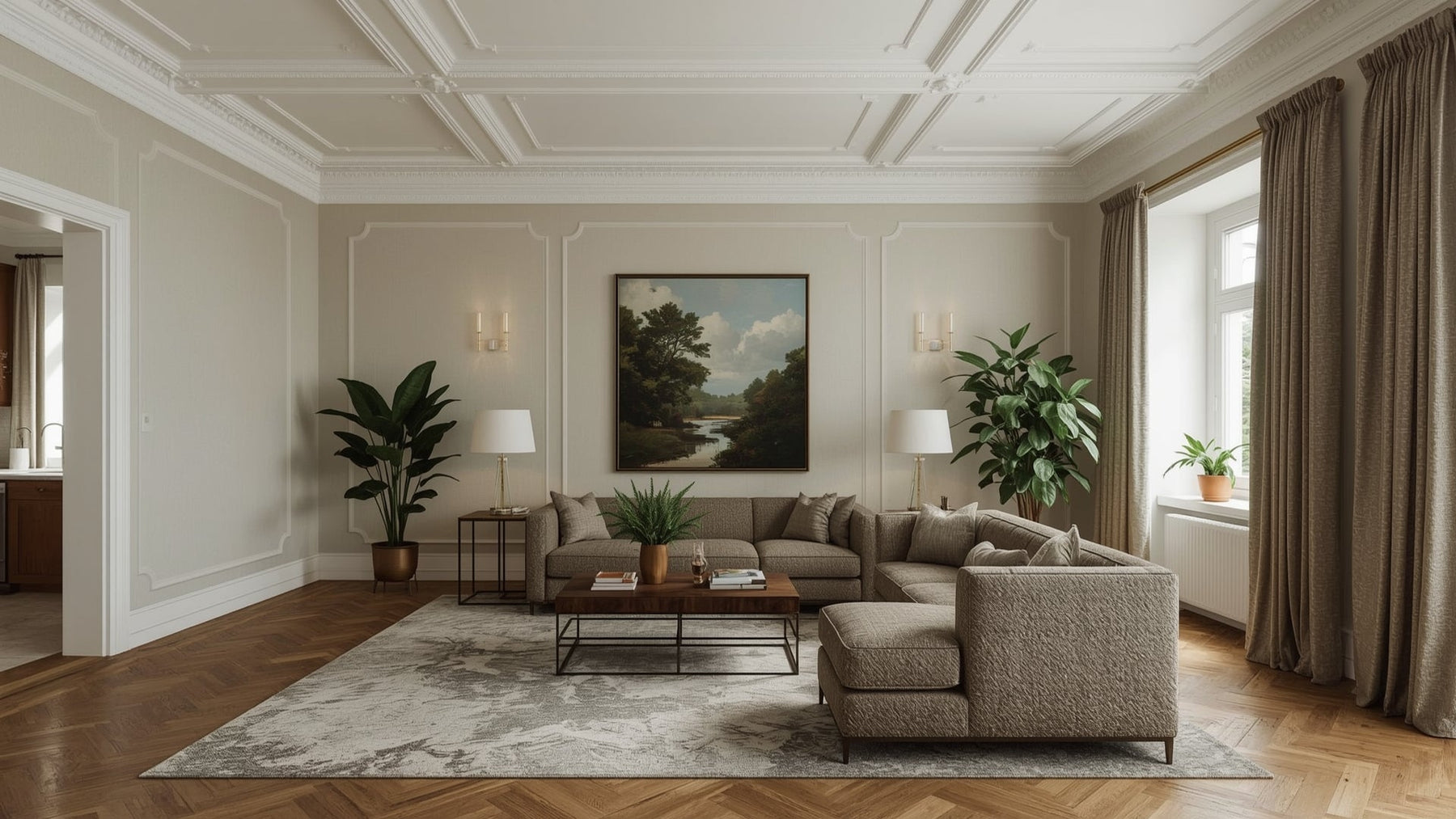 inrichting woonkamer herenhuis