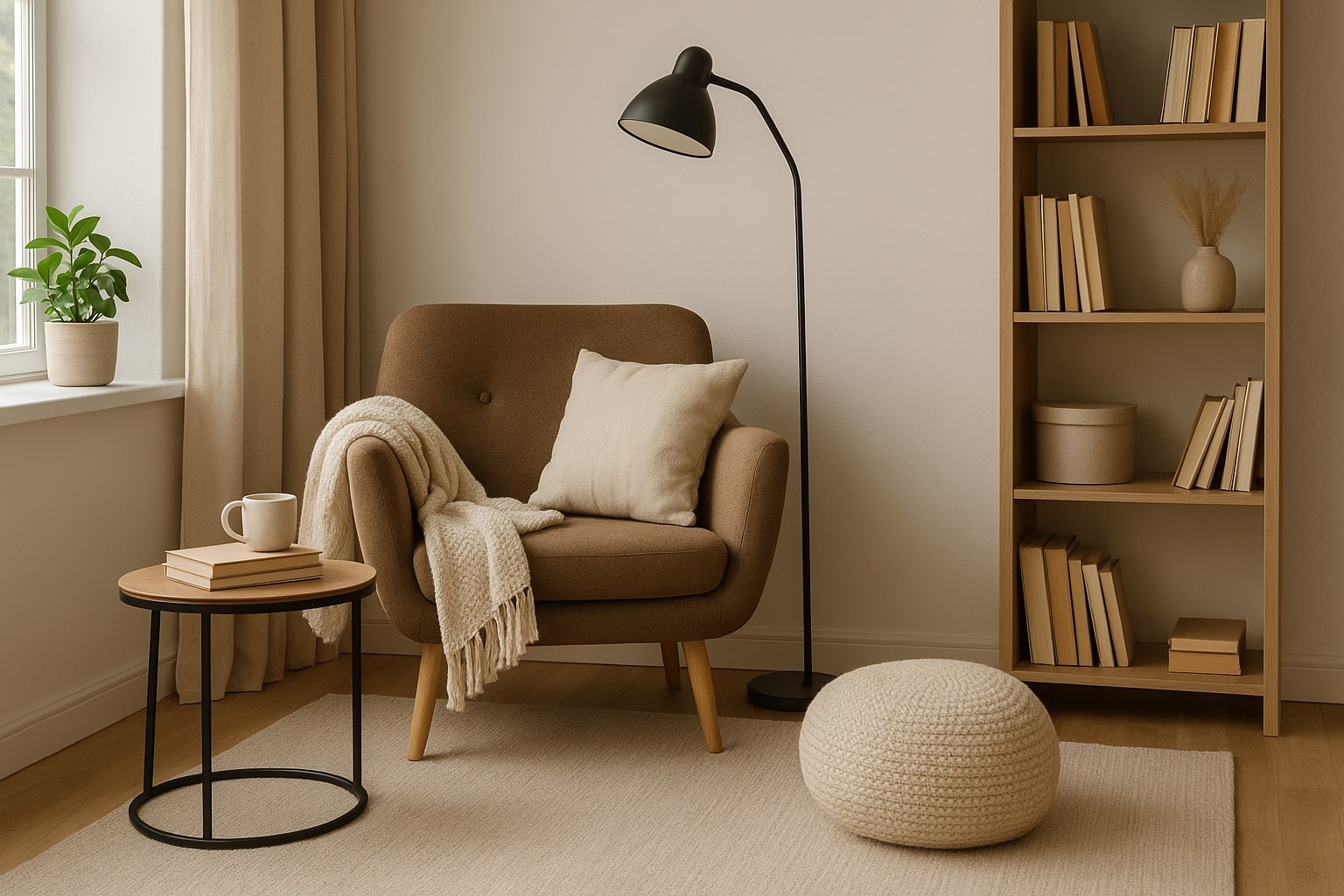 inspiratie leeshoek woonkamer