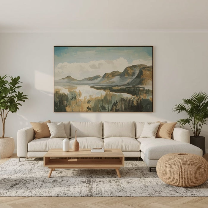 inspiratie schilderij woonkamer