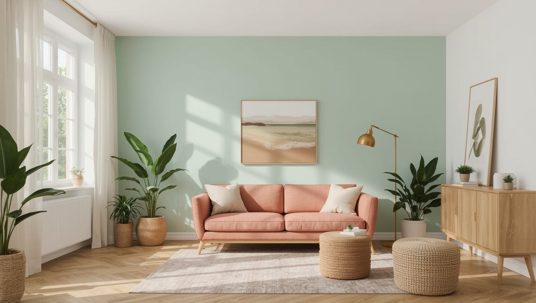 kleurrijke woonkamer