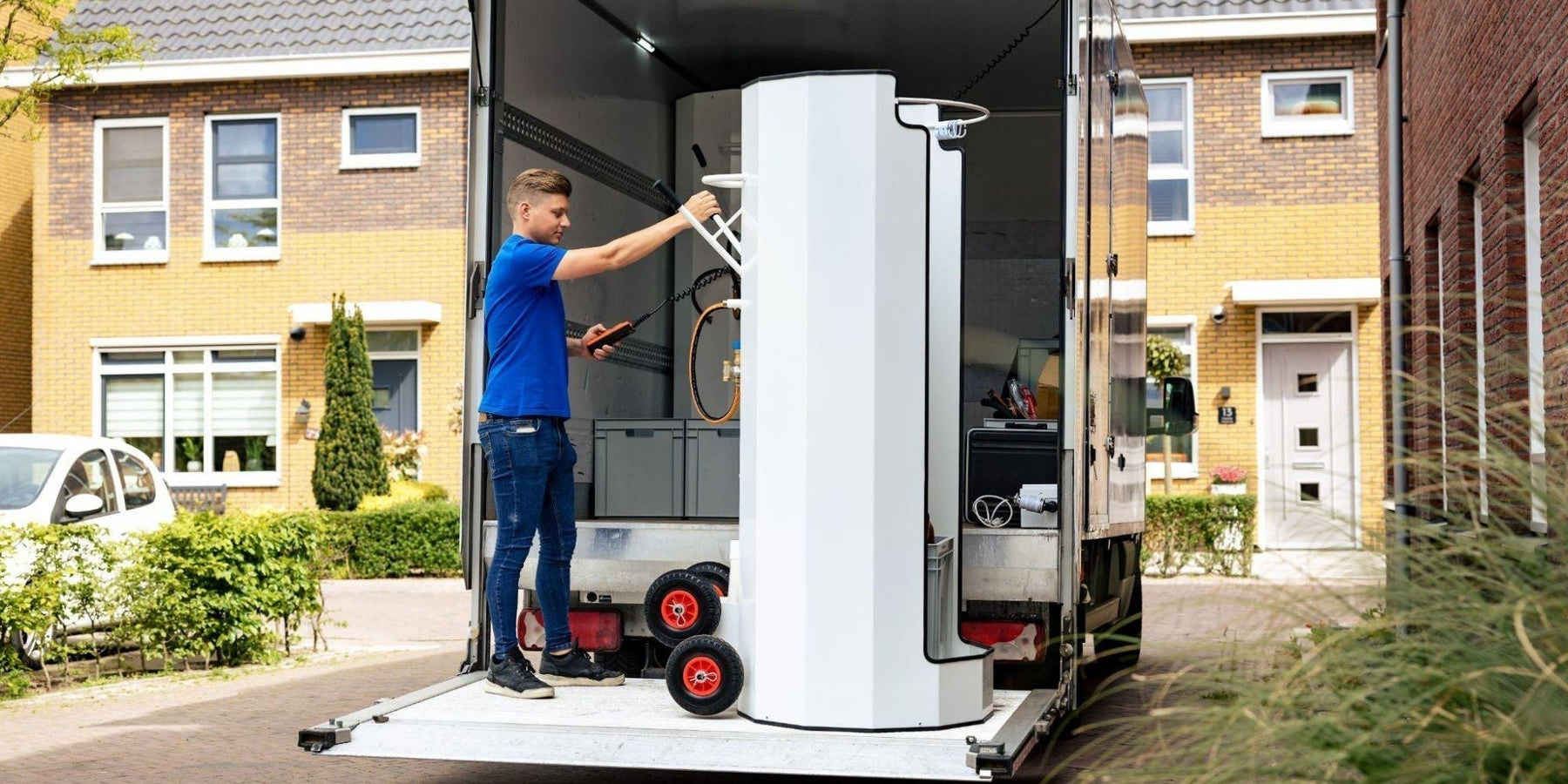 mobiele douche huren badkamerrenovatie