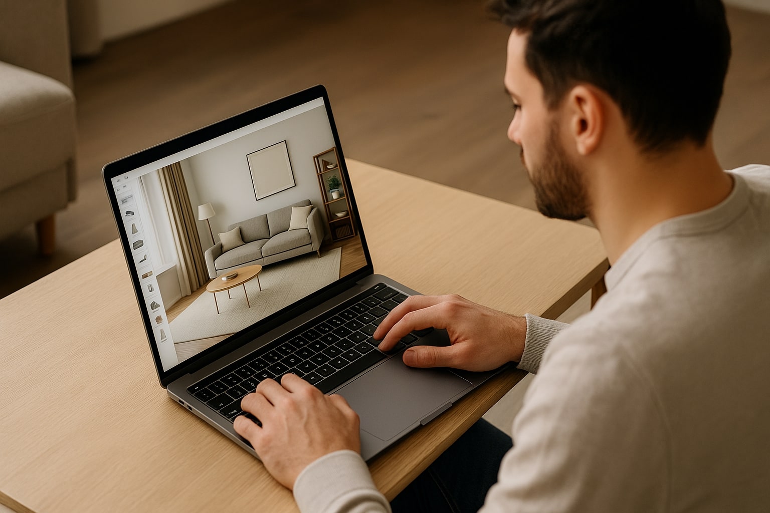 online woonkamer inrichten