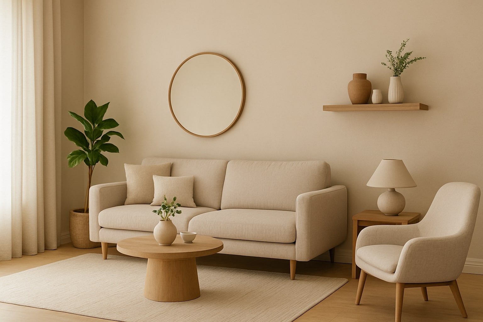 rustgevende woonkamer inrichten