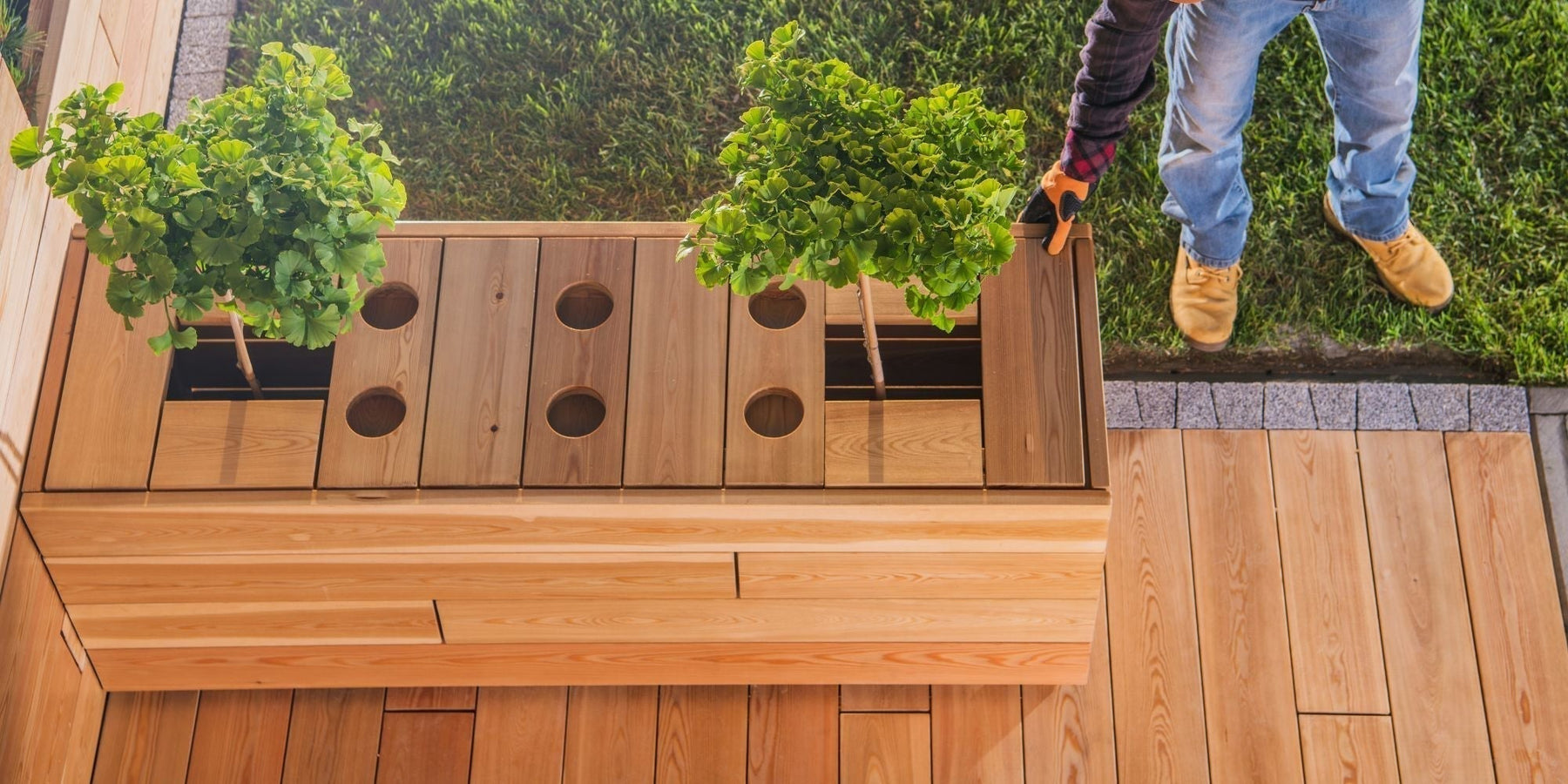 tips houtgebruik tuinontwerp