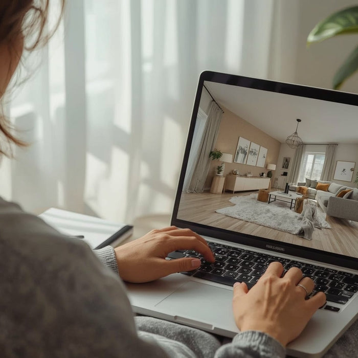 woonkamer inrichten met slimme tools technologie