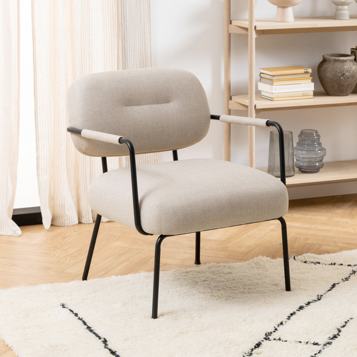 Bendt Fauteuil Calyn Stof - Beige