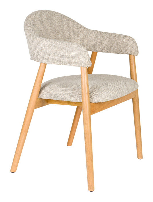 ZILT Eetkamerstoel Shenae Bouclé - Beige