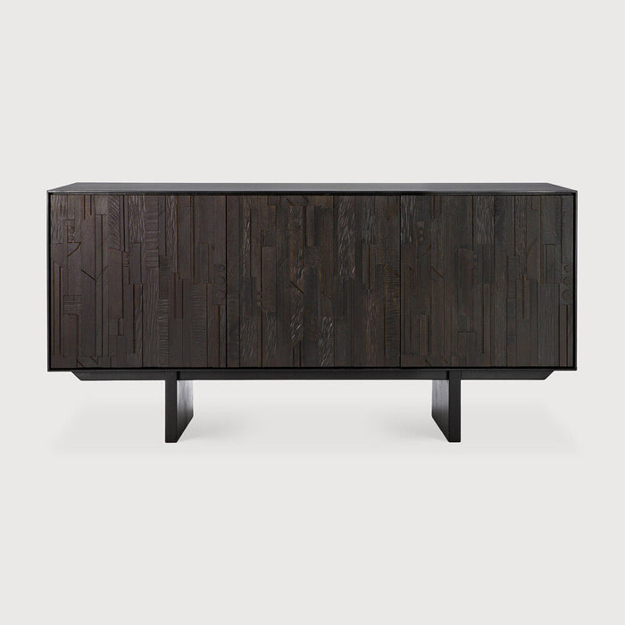 Ethnicraft Dressoir Mosaic Gevernist Teakhout - Off Black