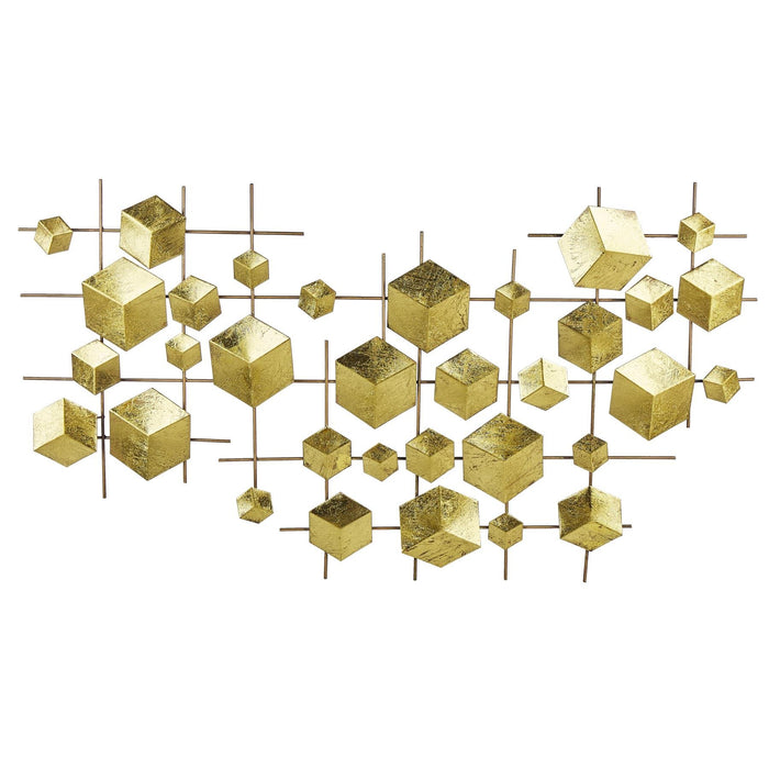 Beliani - FLEROVIUM - Wanddecoratie - Goud - IJzer - ThatLyfeStyle