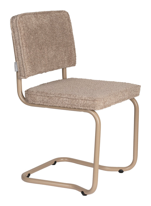 Zuiver Eetkamerstoel Ridge Kink, Bouclé - Beige