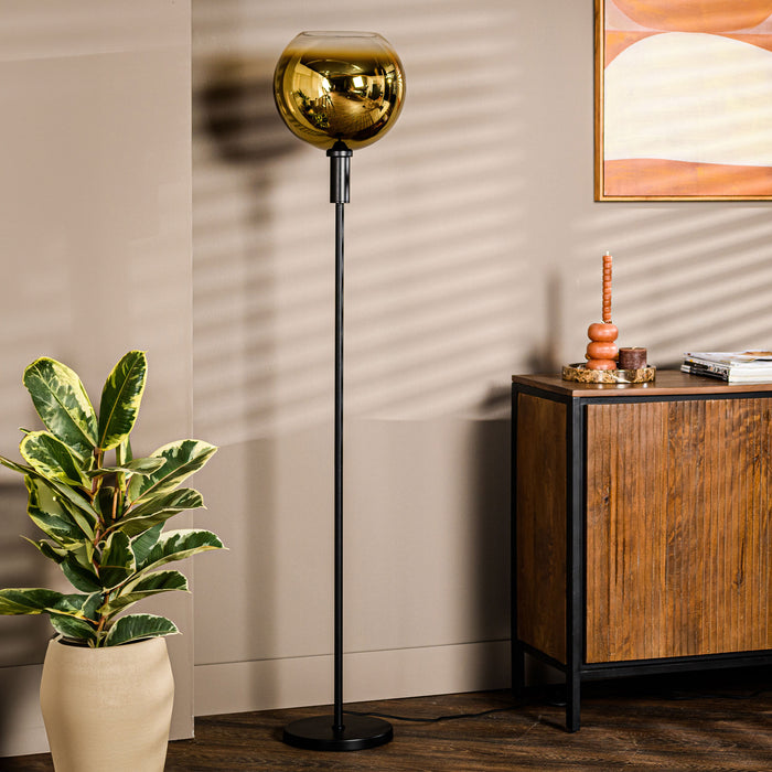 BASE Vloerlamp Mirel 160 cm - Goud