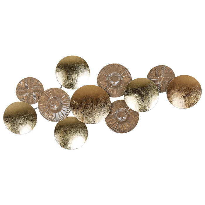 Beliani - THALLIUM - Wanddecoratie - Goud - Ijzer - ThatLyfeStyle