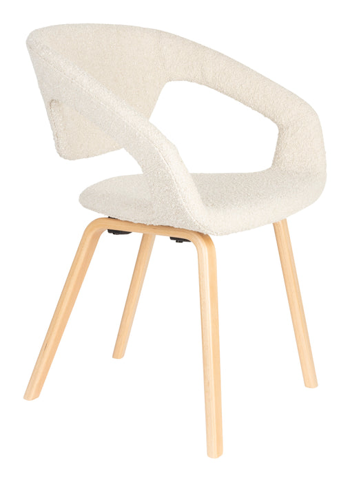 Zuiver Eetkamerstoel Flexback Bouclé - Beige