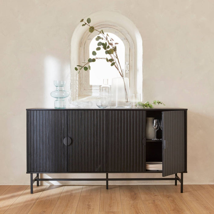 sweeek - Dressoir, bazalt, l 157,5 x b 39 x h 83cm - ThatLyfeStyle