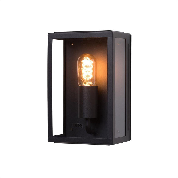 DMQ Buitenlamp Boston 25cm - IP44 Wandlamp Zwart - ThatLyfeStyle