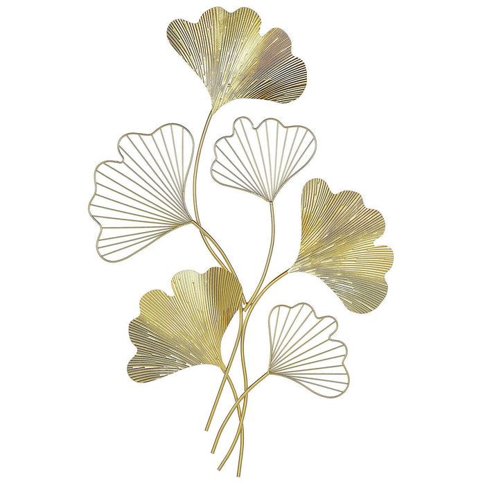 Beliani - INDIUM - Wanddecoratie - Goud - Metaal - ThatLyfeStyle