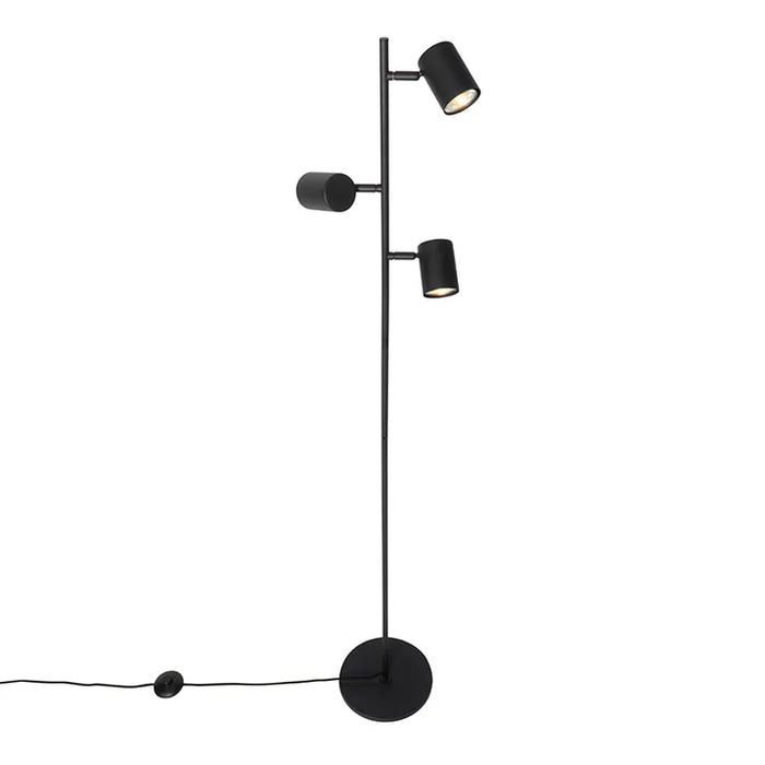 Moderne vloerlamp zwart 3-lichts - Jeana - ThatLyfeStyle