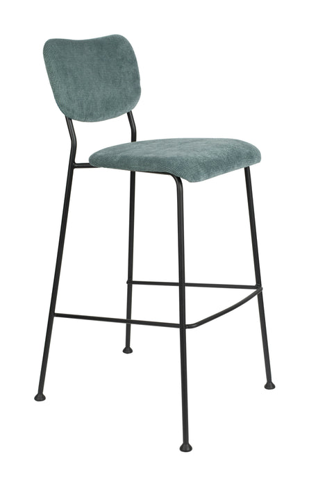 Zuiver Barkruk Benson Ribstof (zithoogte 76cm)