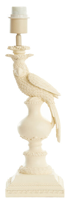 Light & Living Tafellamp Nyasa 47cm - Crème (excl. kap)