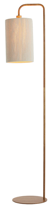 Light & Living Vloerlamp Donio Touw, 155cm - Bruin - Japandi