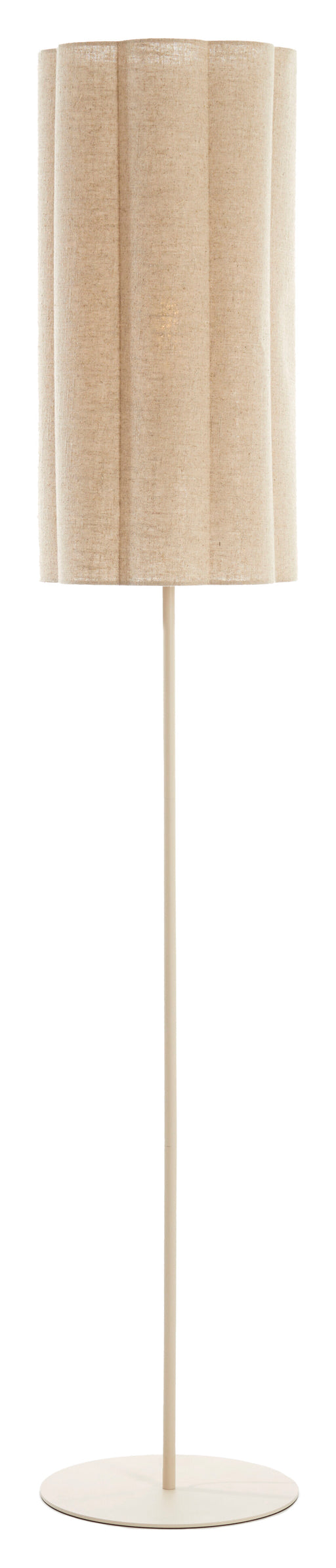 Light & Living Vloerlamp Fringe 165cm - Naturel - Japandi