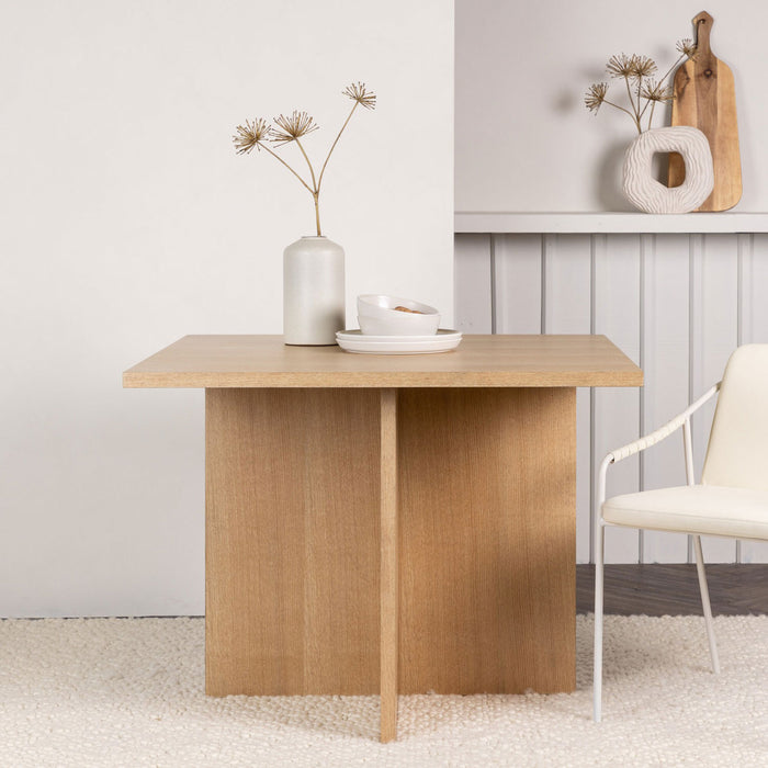 Nohr Vierkante Eettafel Micheala Eikenlook, 100 x 100cm - Naturel