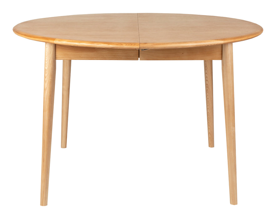Zuiver Uitschuifbare Ronde Eettafel Twist 120-160 x 120cm