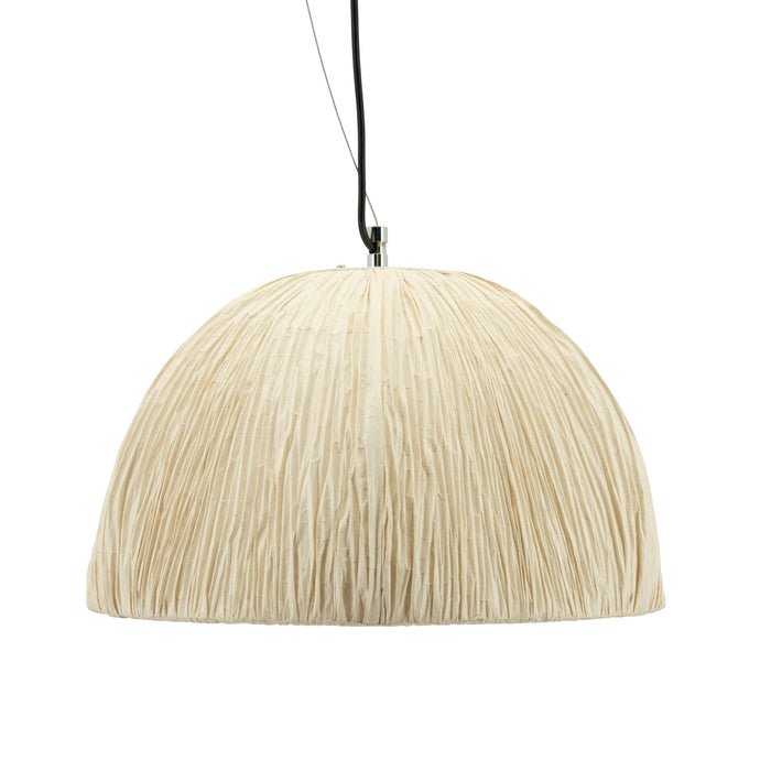 By-Boo Hanglamp Lokta Handgeschept papier, 44cm - Natuurlijk
