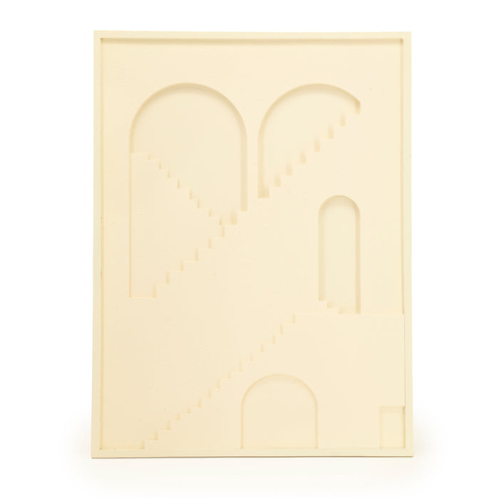 By-Boo Wanddecoratie Riad 1 80 x 60cm - Wit