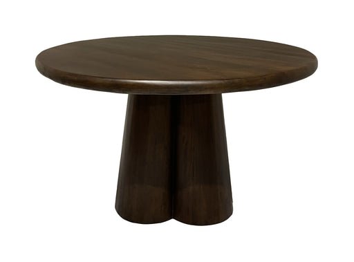 Livingfurn Ronde Eettafel Clubs Mangohout, 130cm - Bruin