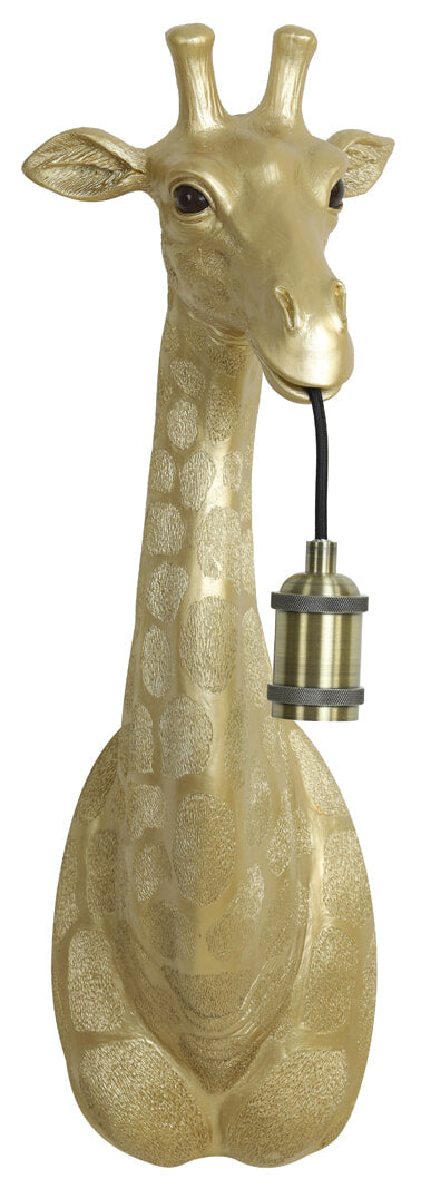 Light & Living Wandlamp Giraffe - Goud