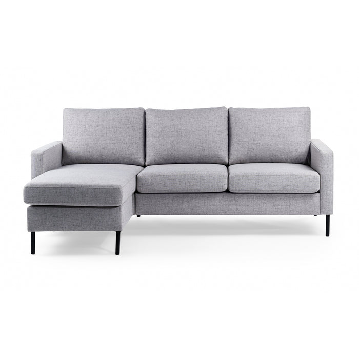 Hoekbank Landin - lounge links/rechts - grijs - Woonexpress - ThatLyfeStyle