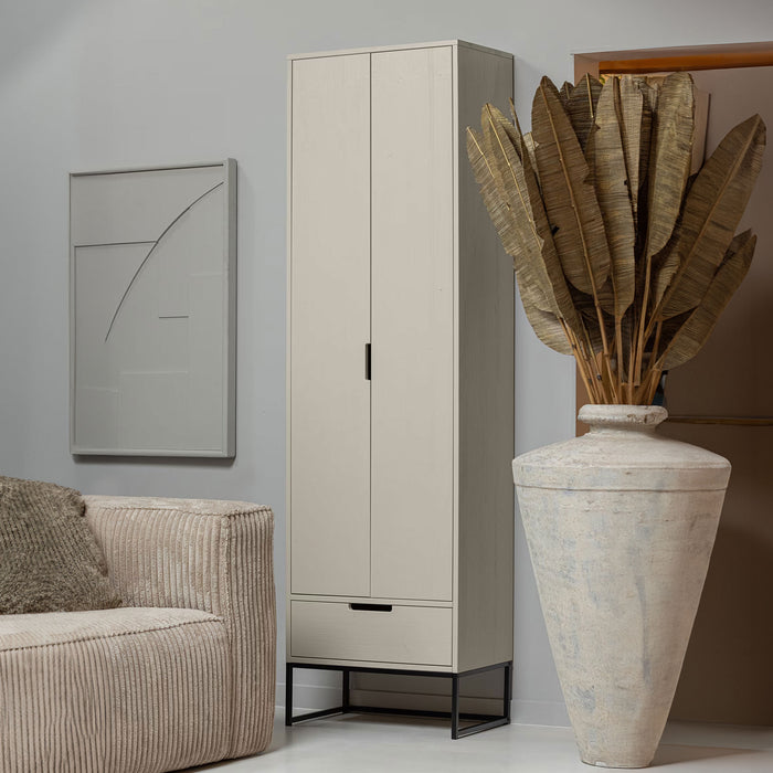 WOOOD Opbergkast Silas Grenen, 210 x 60cm - Dust