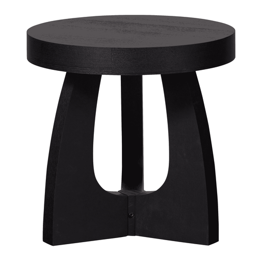 WOOOD Exclusive Ronde Bijzettafel Tala 45cm - Zwart
