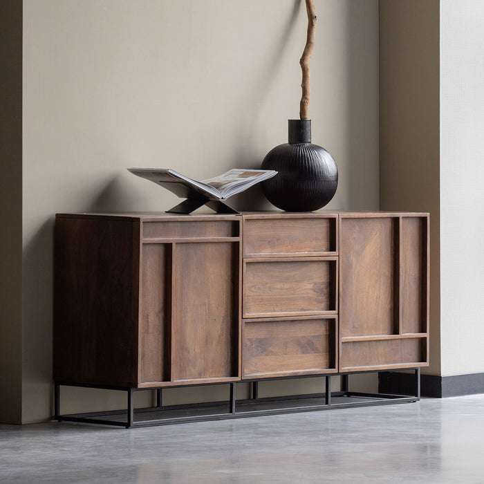 WOOOD Exclusive Dressoir Forrest Mangohout, 160cm - Japandi