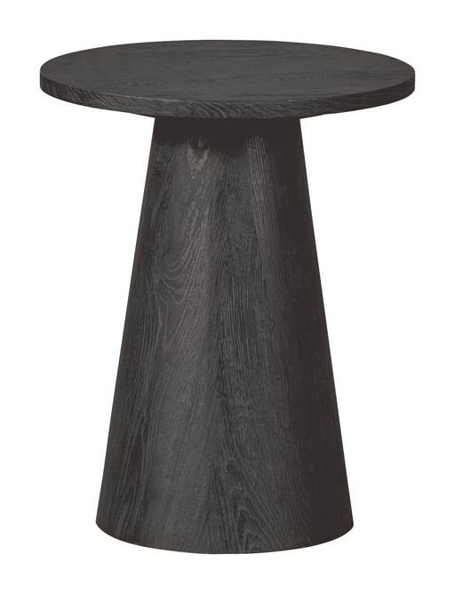 WOOOD Exclusive Bijzettafel Maan 40cm - Donkerbruin - Rond