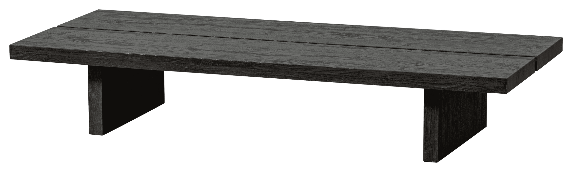 WOOOD Exclusive Salontafel Lion MDF 140 x 60cm - donkerbruin - Japandi