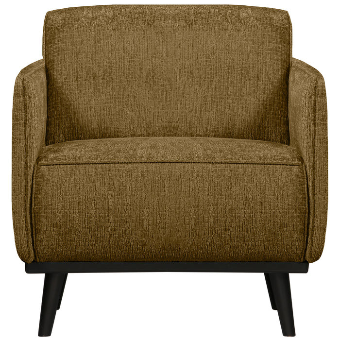 BePureHome Fauteuil Statement Met Armleuning, Structure Velvet - Brass