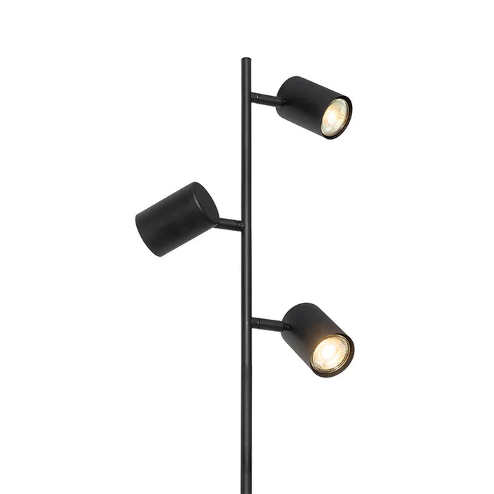 Moderne vloerlamp zwart 3-lichts - Jeana - ThatLyfeStyle