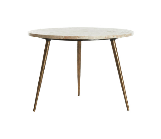 Light & Living Ronde Salontafel Zeca Marmer - Taupe