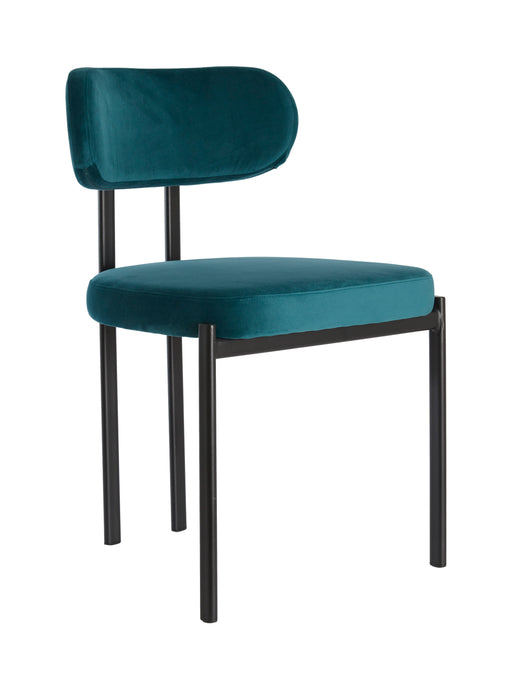 Light & Living Eetkamerstoel Sonja Velvet - Emeraldgroen